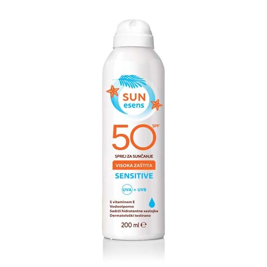 Sprej za sunčanje SPF 50 Sensitive