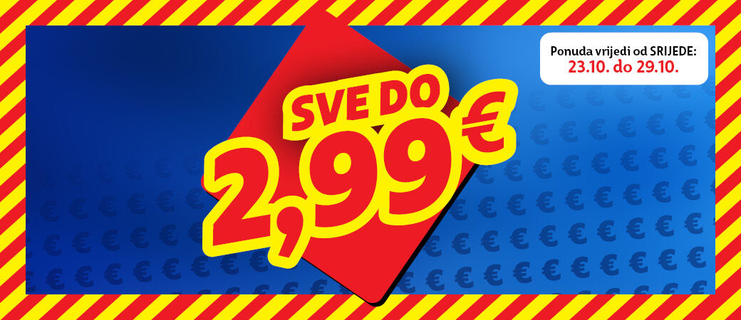 Sve do 2,99 €