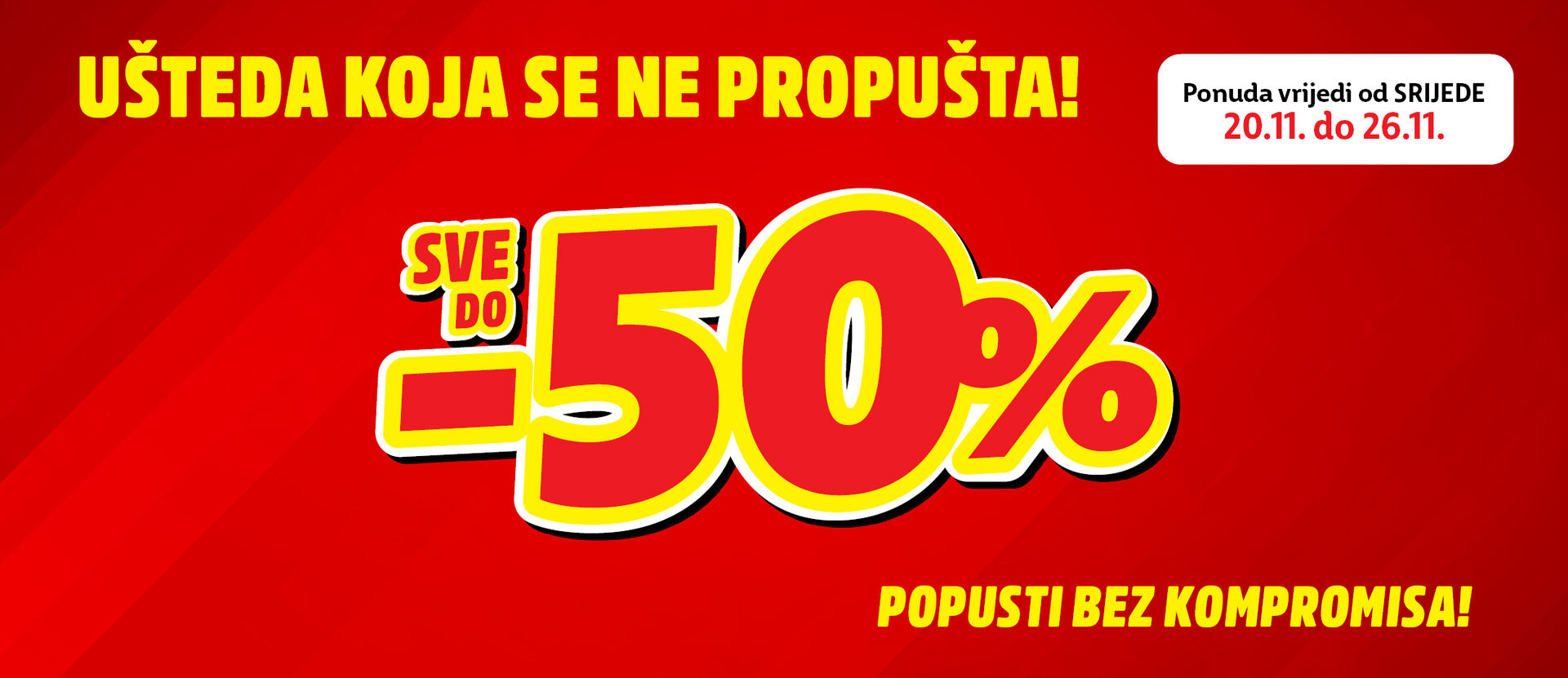 Sve do -50%