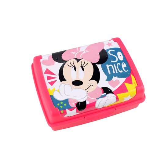 Pvc lunch box Minnie, dimenzije 17x13 cm