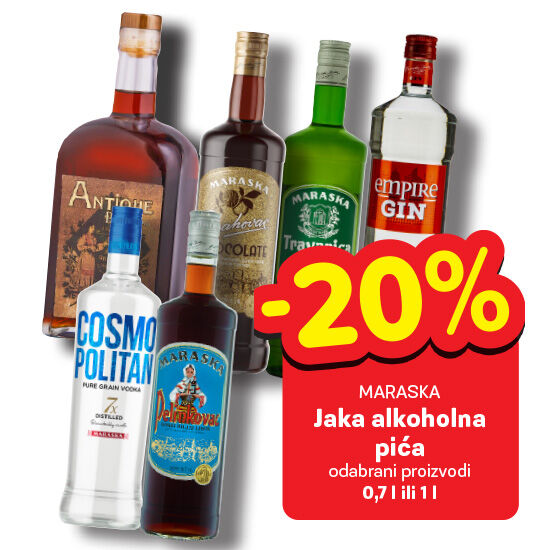 Sniženje jakih alkoholnih pića