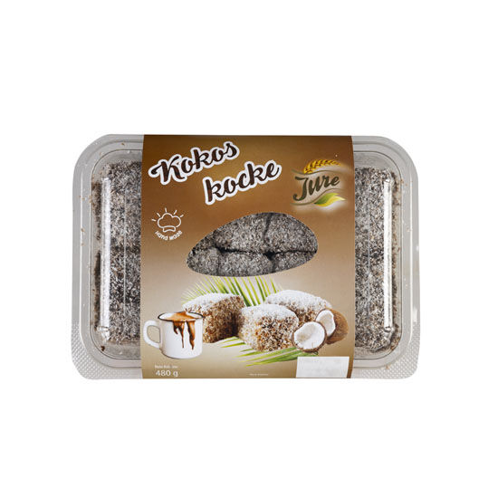 Kolač kokos kocke