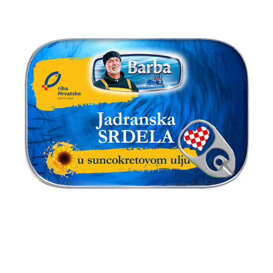 Jadranska srdela u suncokretovom ulju