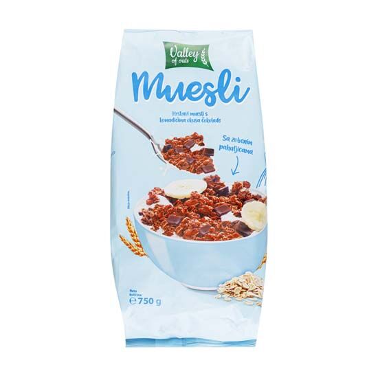 Muesli, razne vrste