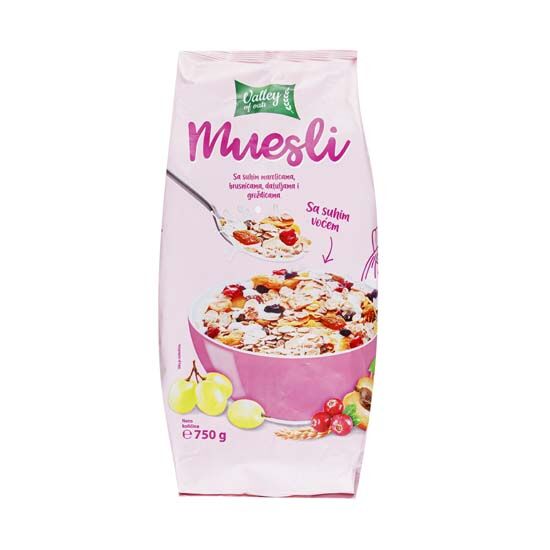 Muesli, razne vrste