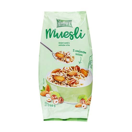 Muesli, razne vrste