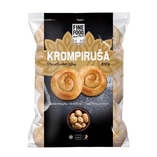 Pita krumpiruša, smrznuto