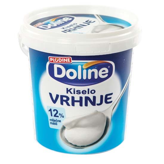 Kiselo vrhnje, 12% m.m.