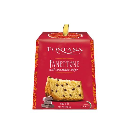 Panettone s komadićima čokolade